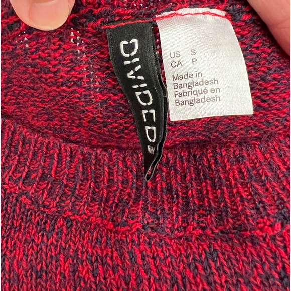 H&M Divided Knitted Marled Sweater Size S - Picture 10 of 14